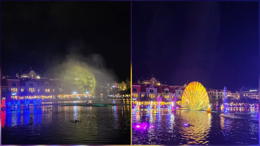 Grand World Phu Quoc night lights near VinWonders Phu Quoc