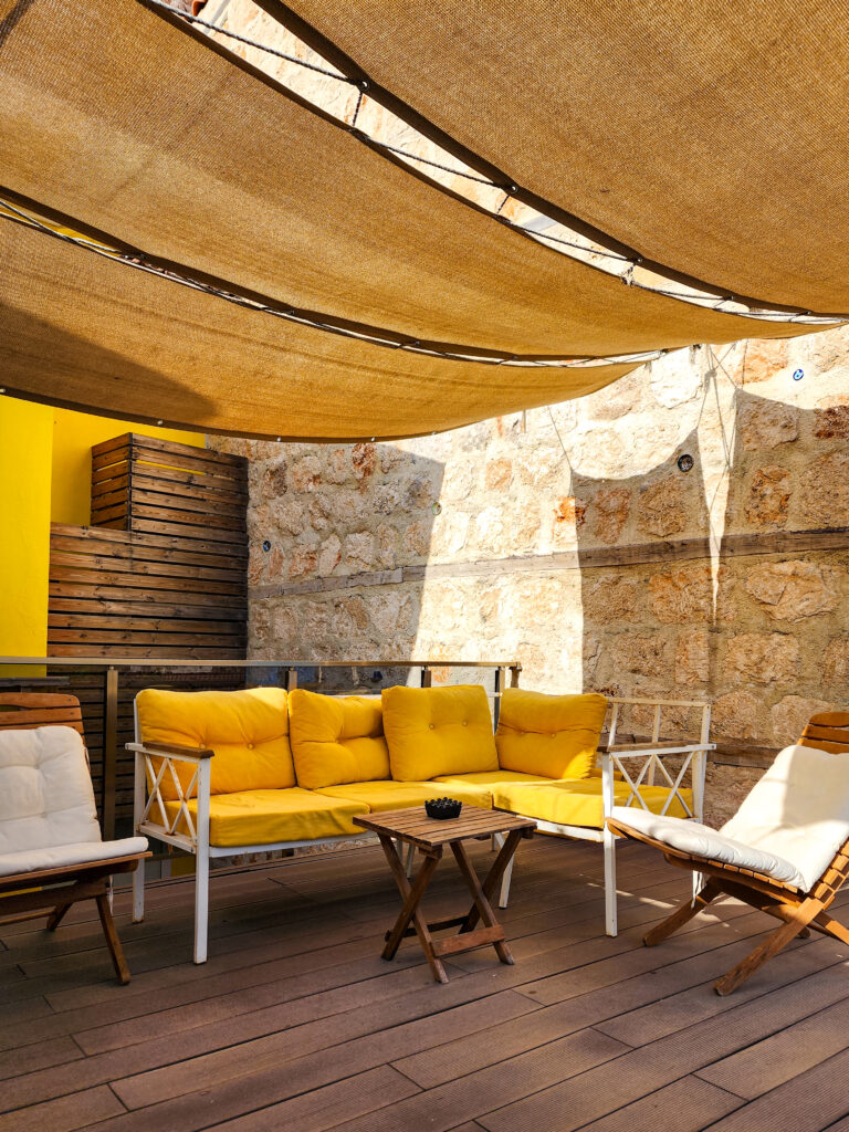 Rooftop terrace at The Little Prince Boutique Hotel Antalya