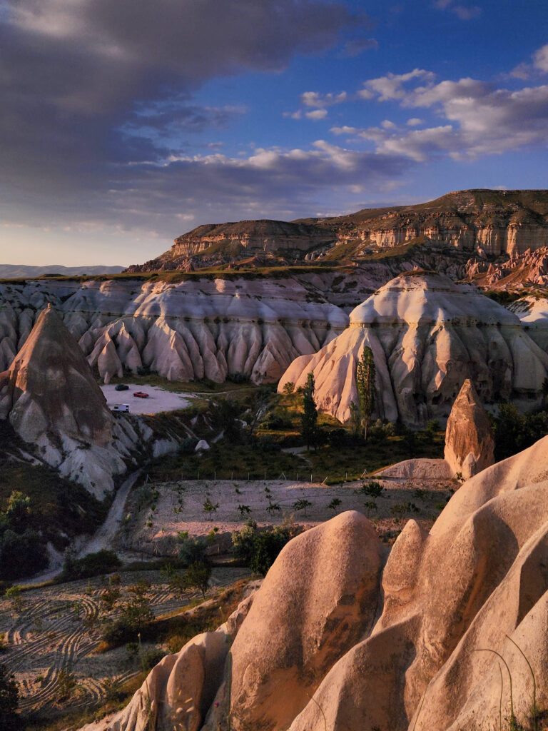 Red Valley Cappadocia sunset landscape from the Kızılçukur viewpoint