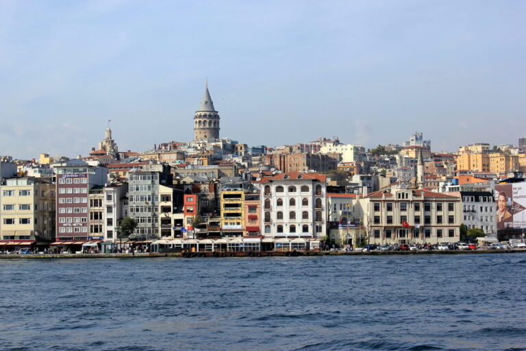 Galata Tower rising above Karaköy and the Golden Horn in Istanbul