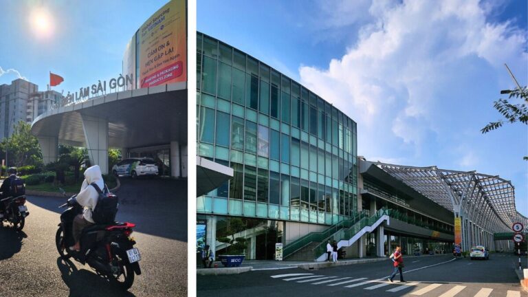 Saigon Exhibition and Convention Center during my trip from Phu Quoc to Ho Chi Minh City