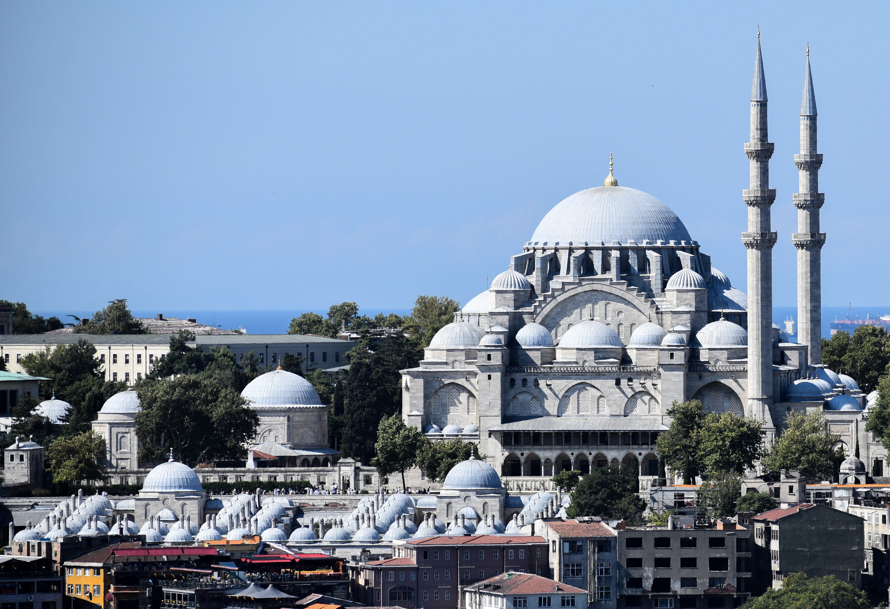 View from Galata Tower across Istanbul toward Süleymaniye Mosque