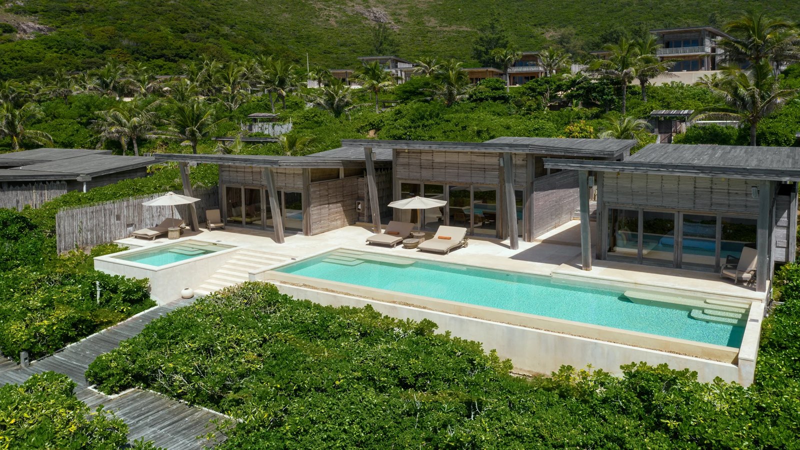 Beachfront Three-Bedroom Pool Villa at Six Senses Con Dao.